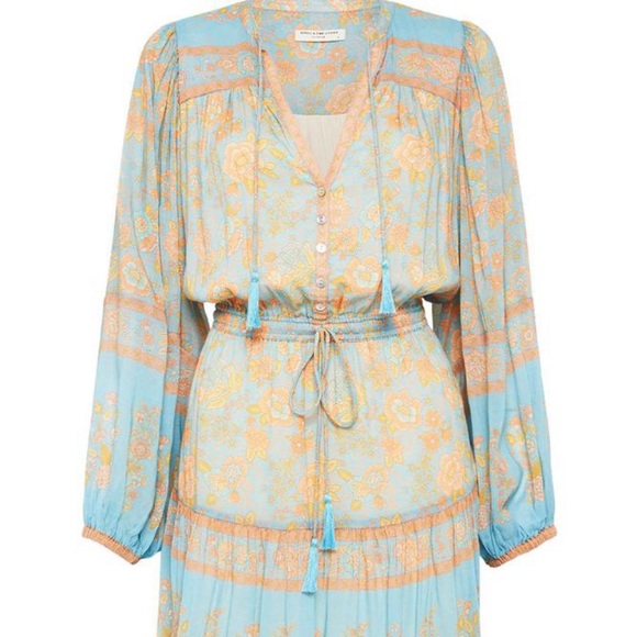 Spell & Gypsy juniper play dress eggshell blue| S - Picture 13 of 16